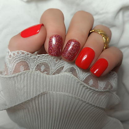 Rouge et paillettes