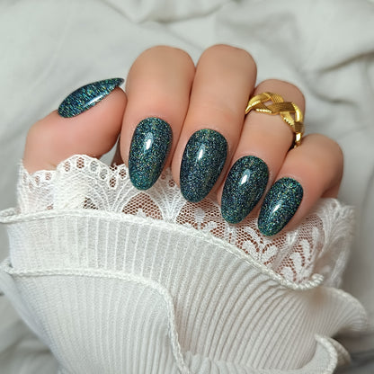 Green glitter